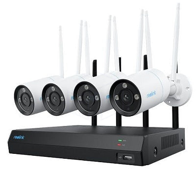 Reolink Nvs12-8Mb4W Krachtige 4K-Beveiligingskit Met Volgende Generatie Wi-Fi 6 Camera’s Set