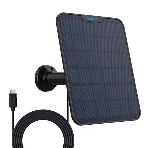 Reolink Solar Panel 2 Usb-C Zonnepaneel Met Aansluiting Zwart Accessoires